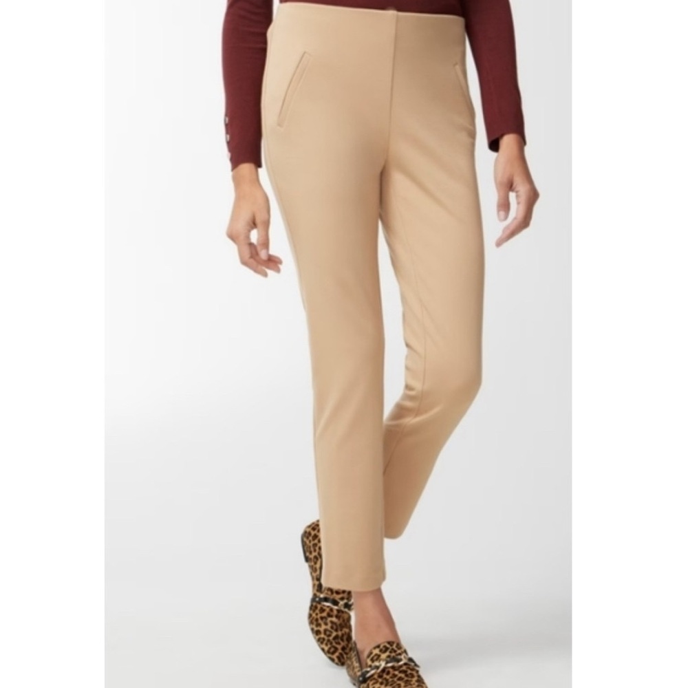 Chico’s Ponte Knit Slim Ankle Pants